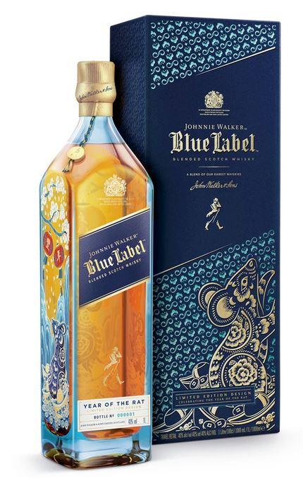 Jw. Blue Label Chinese Ny Ed. 2020 Year Of Rat +Gb 70cl 40 % vol 239,00€