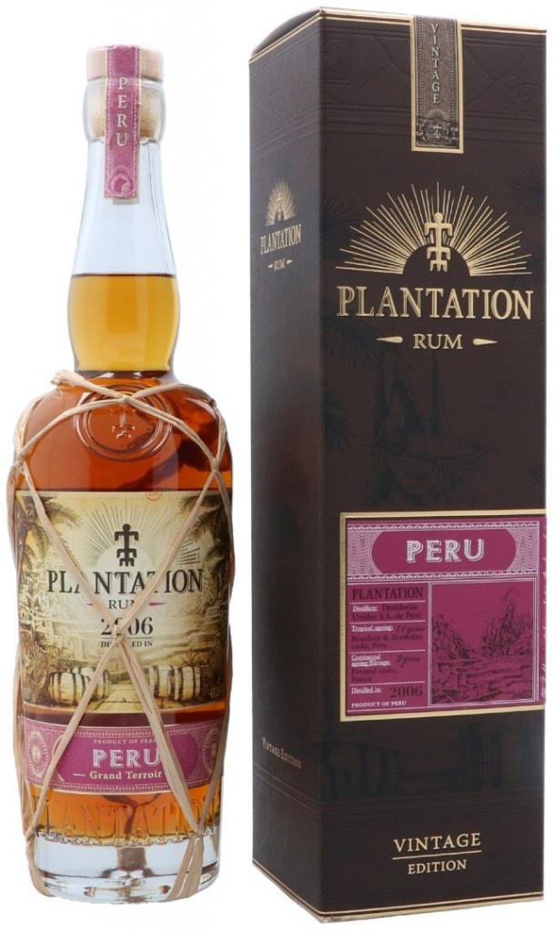 Plantation Rum Peru 2006 + Gb 70cl 43.1° 39,85€