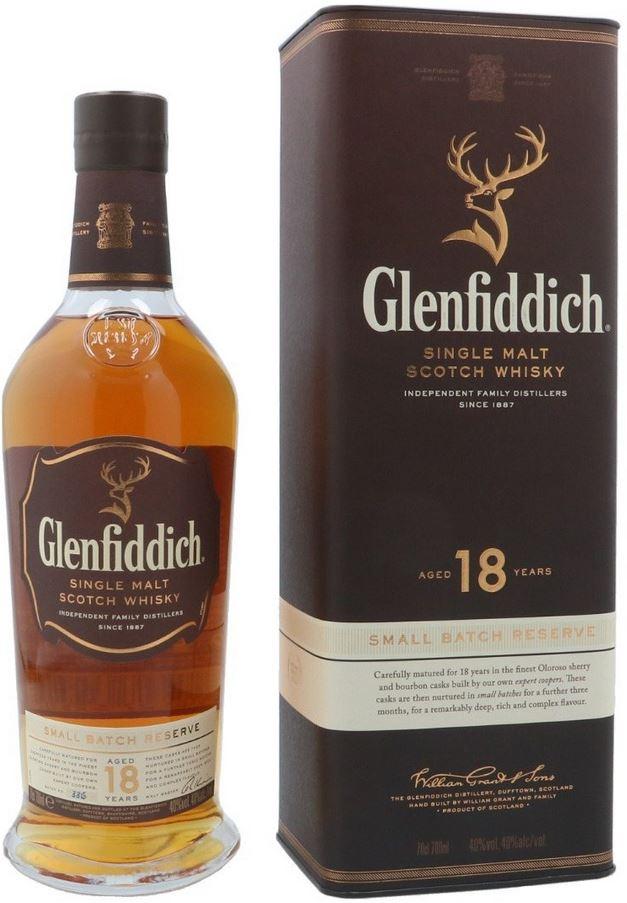 Glenfiddich 18y Small Batch Reserve 70cl 40 % vol 83,50€