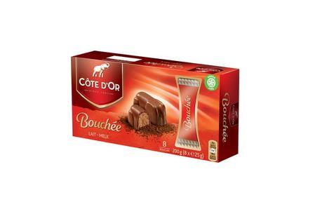 Cote D'or Bouchee Dessert Lait T8 200g 7,45€