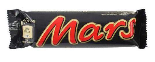 Candy Bar Mars Petit 51g 1,80€