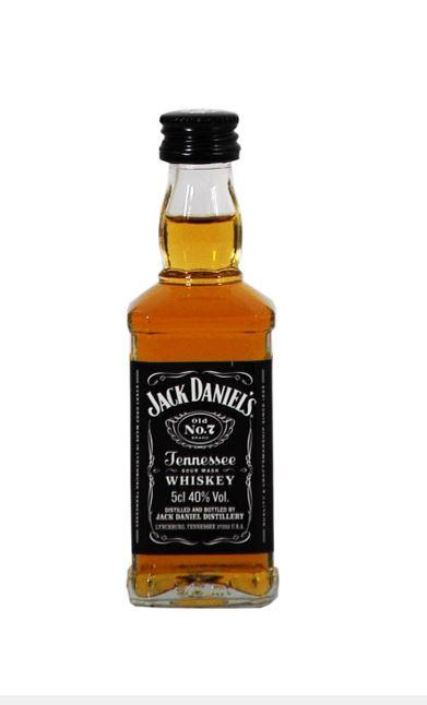 Jack Daniels 5cl 40 % vol 3,90€