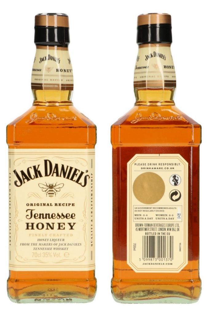 Jack Daniels Honey Box 70cl 6*70cl 35° 19,95€