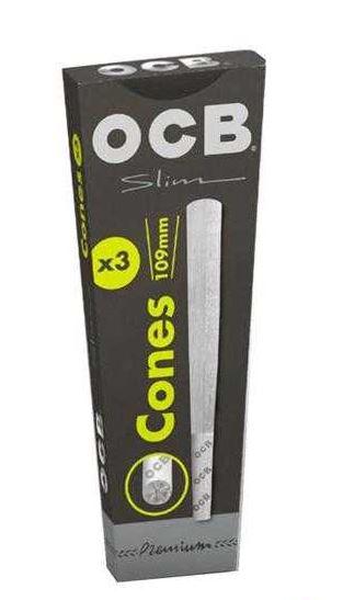 Ocb Premium 3pcs Cones Slim 109mm 1,50€