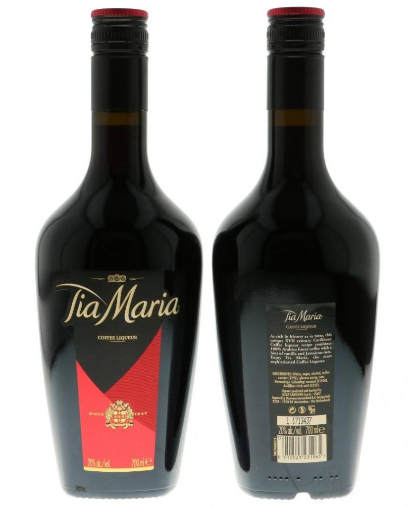 Tia Maria 70cl 20 % vol 12,95€