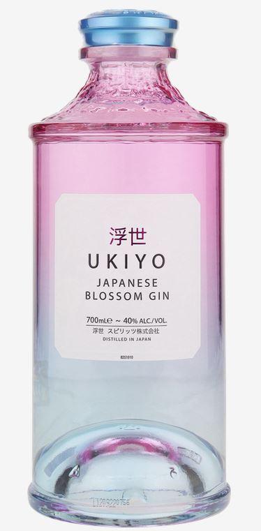 Ukiyo Japanese Blossom Gin 70cl 40 % vol 34,90€