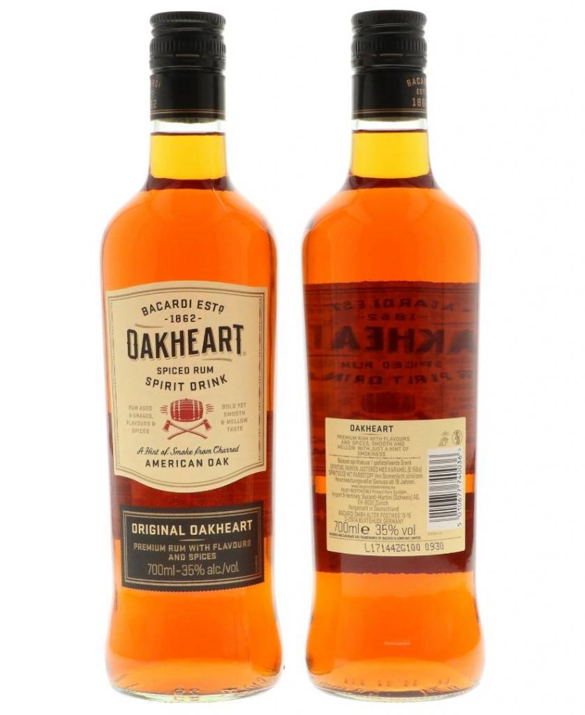 Bacardi Oakheart 70cl 32.5 % vol 13,45€