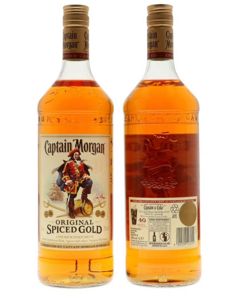 Captain Morgan Spiced Gold 100cl 35 % vol 14,90€