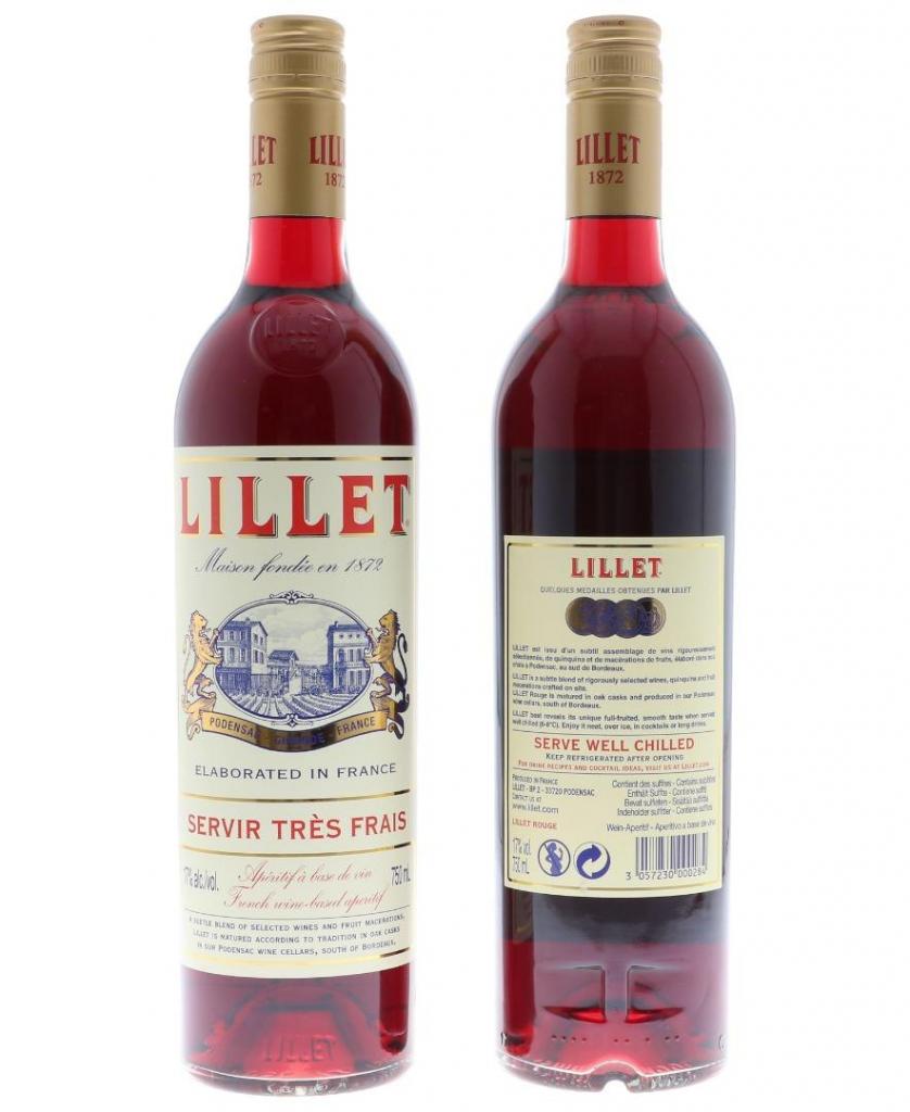Lillet Rose 75cl 17° 8,99€