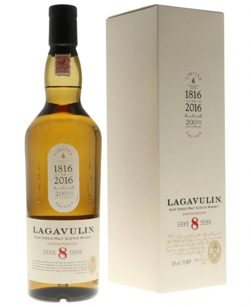 Lagavulin Single Malt 8 Years + Gb 70cl 48 % vol 62,50€