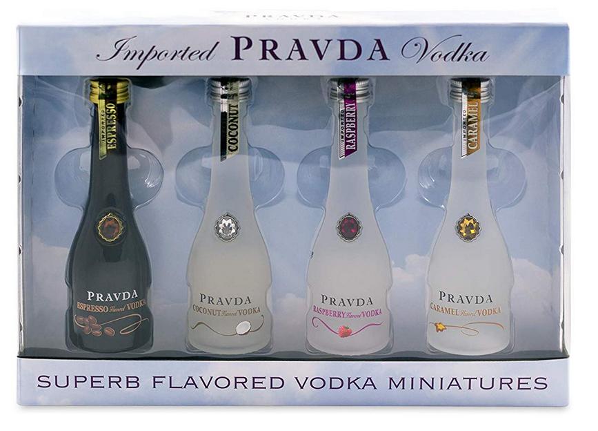 Pravda Vodka 4er Set Swarovski Edition 20cl 5cl 38.1 % vol 14,95€