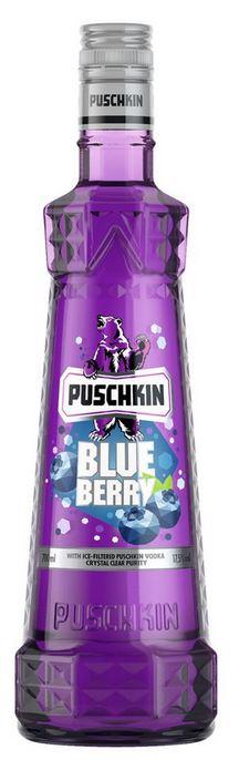Puschkin Blue Berry 70cl 17.5 % vol 6,45€