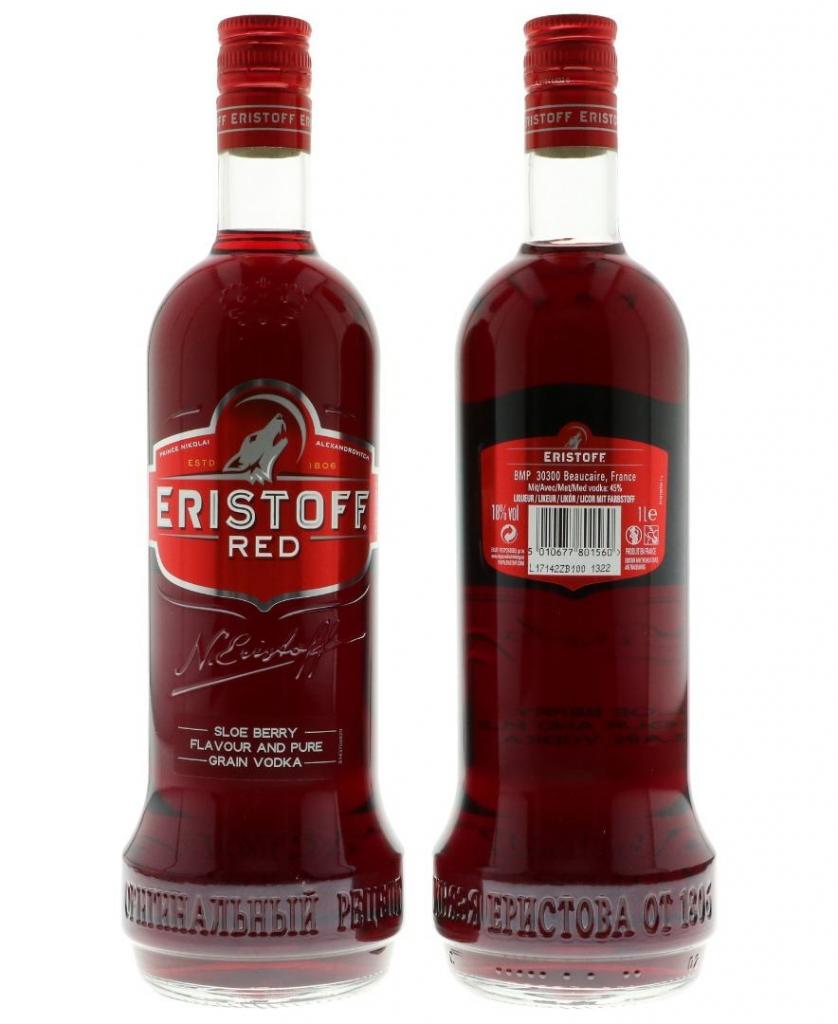 Eristoff Red 100cl 18 % vol 14,95€