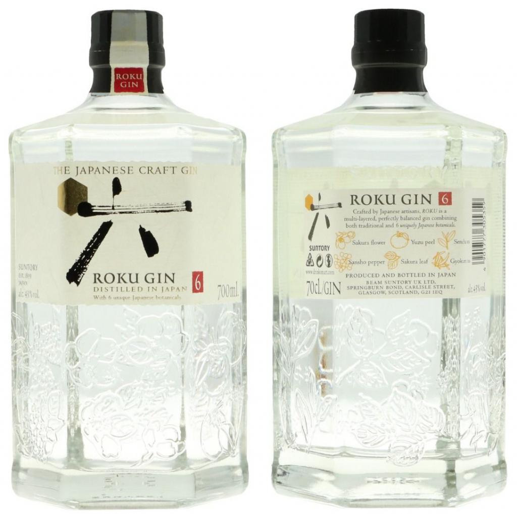Roku Japanese Craft Gin 70cl 43° 23,95€